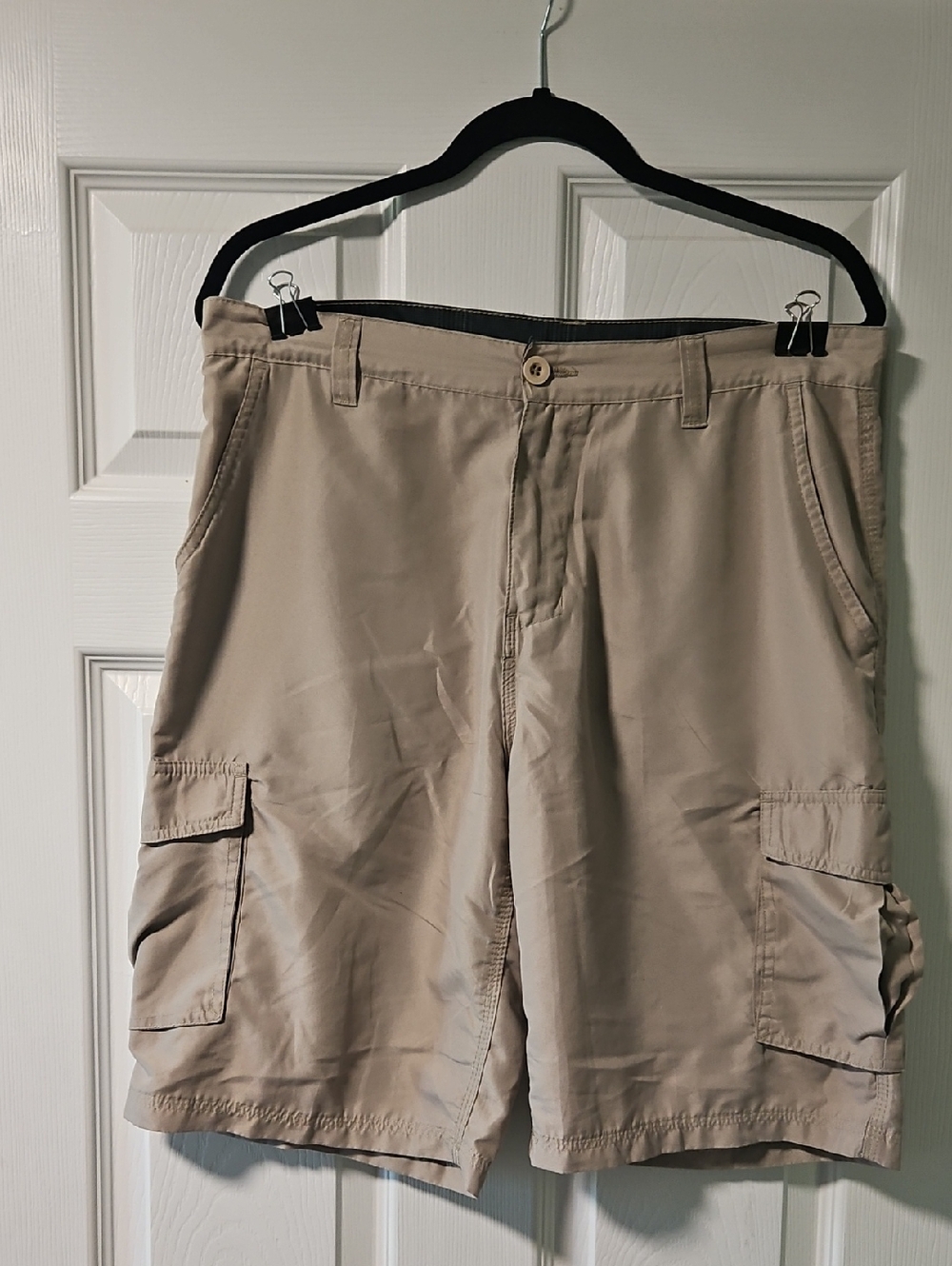 Burnside Tan Cargo Shorts